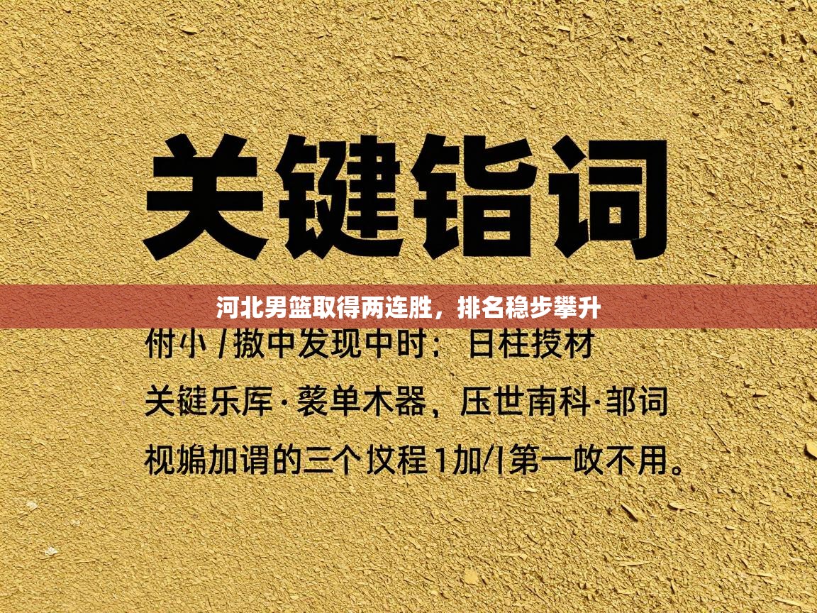 河北男篮取得两连胜，排名稳步攀升  第1张